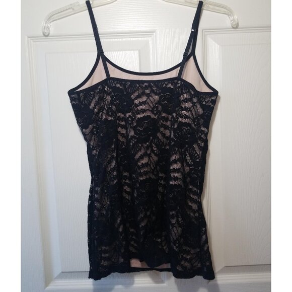 Express Best Loved Bra Cami Black Lace Size Med Black Express String Lace Top - Picture 6 of 6